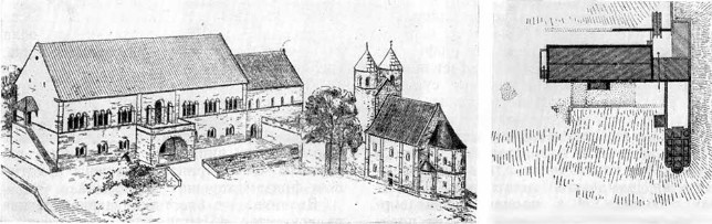 Гослар. Пфальц, XI—XIII вв. Реконструкция