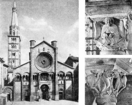 Модена. Собор. Скульптуры, XII в., Вильельмо