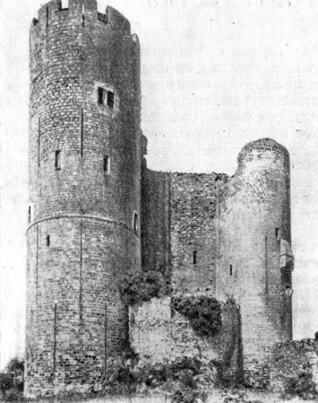 Руэрг. Замок Нажак, 1253 г. Общий вид