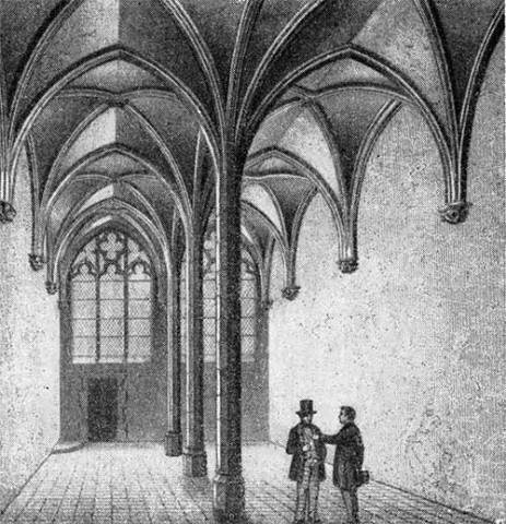 Орлеан. Библиотека университета, так называемый «Диссертационный зал», 1444—1450 гг.