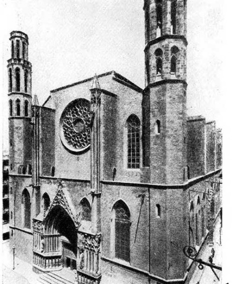 Барселона. Церковь Санта Мариа дель Мар, 1328—1383 гг.
