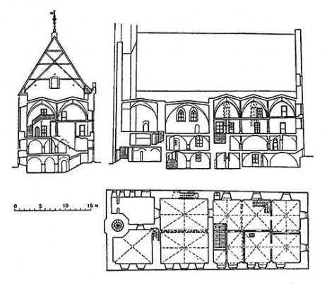 Таллин. Ратуша, до 1341 г. — XV в., шпиль башни — 1626 г.