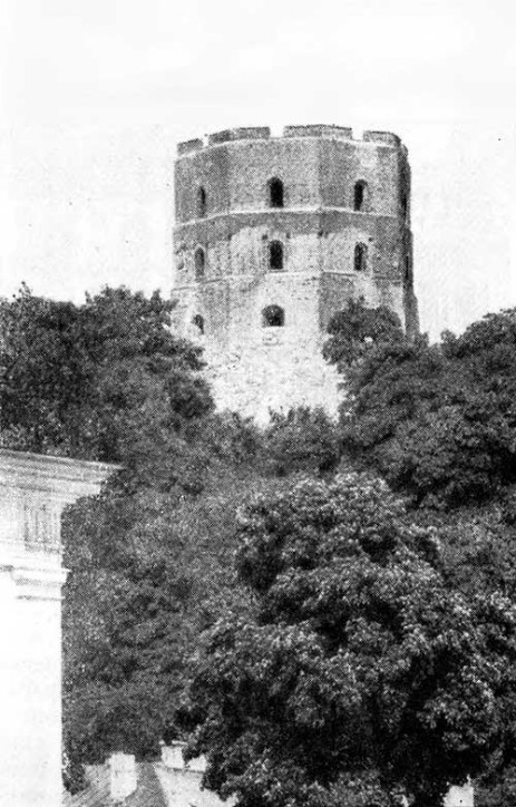Вильнюс. Башня на горе Гедимина, после 1419 г.
