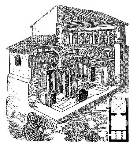 Чивидале. "Лангобардский храмик", 762—776 гг.
